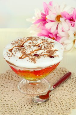 açık renkli tablo üzerinde kase lezzetli reçel