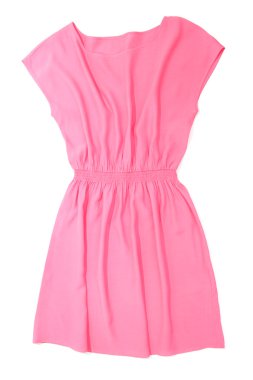 güzel bir elbise üzerine beyaz izole