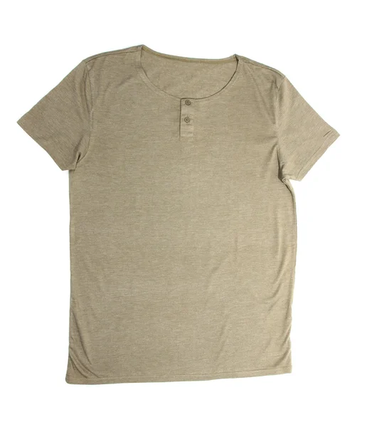 Erkek t-shirt üzerinde beyaz izole — Stok fotoğraf
