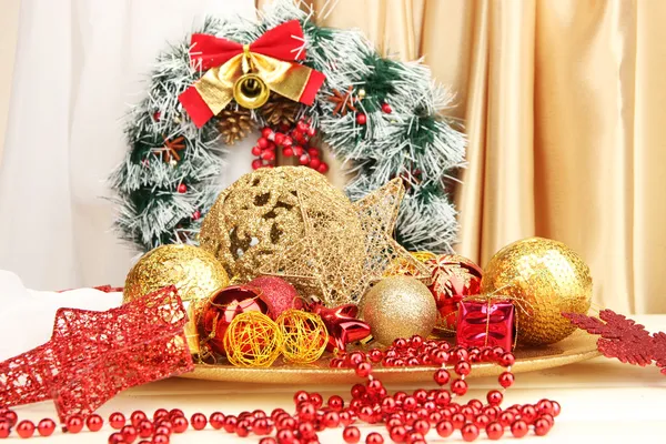 Decorações de Natal close up — Fotografia de Stock