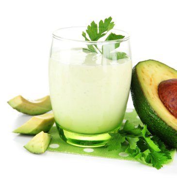 taze avokado güler yüzlü beyaz izole