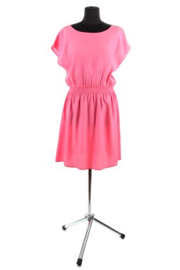 manken üzerinde beyaz izole üzerinde güzel bir elbise