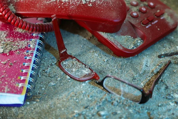 Aftermath of earthquake — Stock Photo, Image