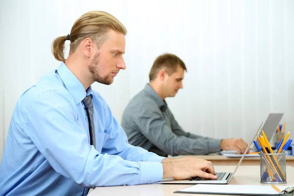 Office staff is during work in workplace — Stock Photo, Image