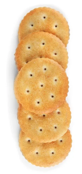 Deliciosas galletas aisladas en blanco — Foto de Stock