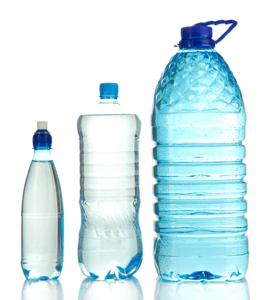 Bottles of water various sizes Stock Photo by ©maxxyustas 44946469