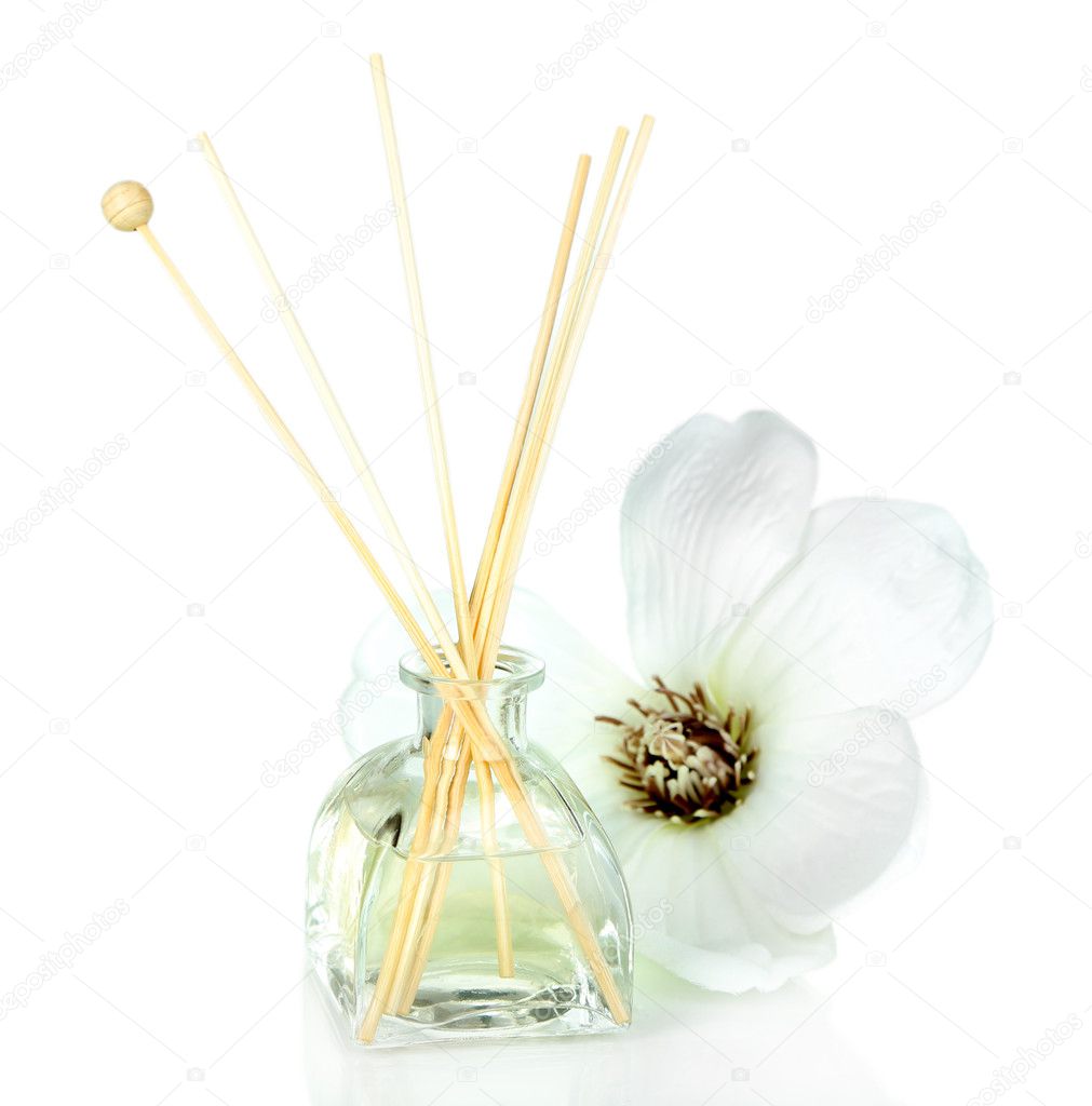 Aromatic sticks for home isolated on white