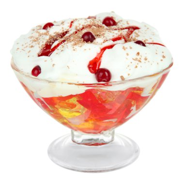 smakelijke gelei geïsoleerd op wit