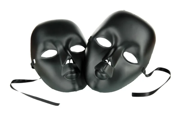 Masques isolés sur blanc — Photo