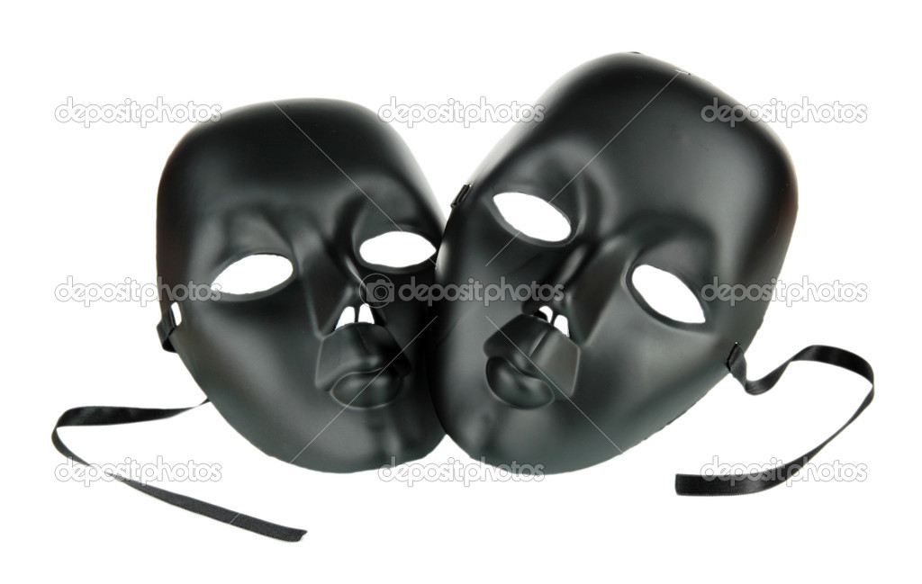 Masks isolated on white