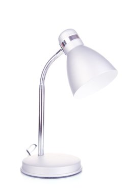 Masa lambası beyaz üzerine izole