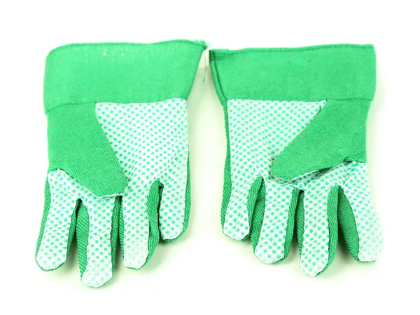 Guantes para trabajo aislados en blanco — Foto de Stock