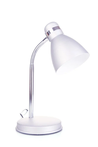 Настольная лампа на белом — стоковое фото