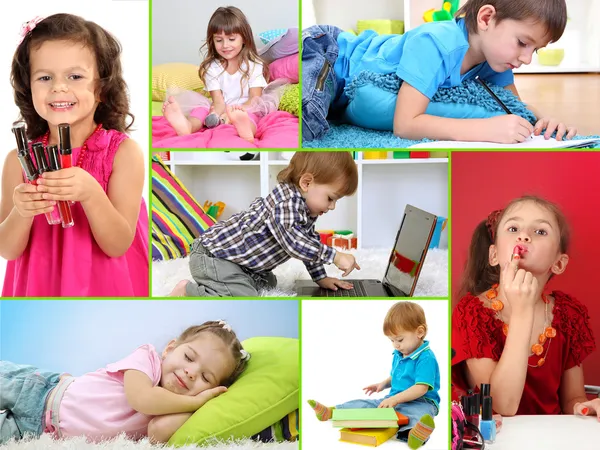 Cute little children Stock Photo