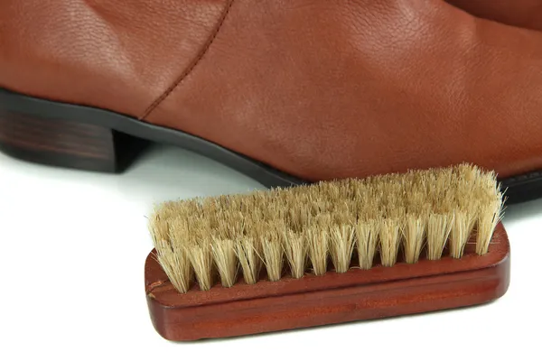 Shoe Polishing close up — Stock Photo, Image