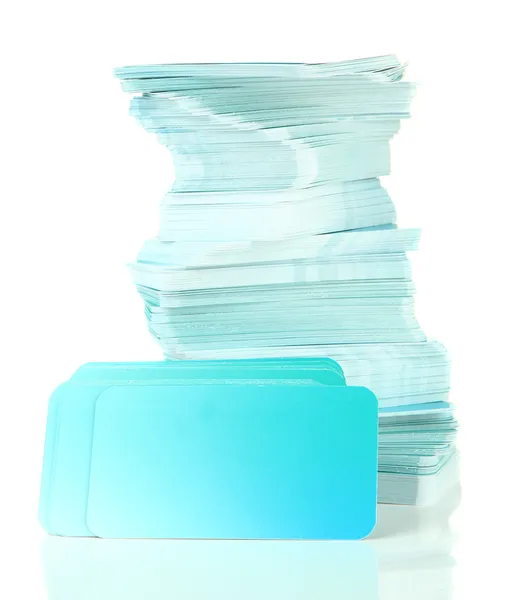 Stack of business cards — Stock Photo, Image
