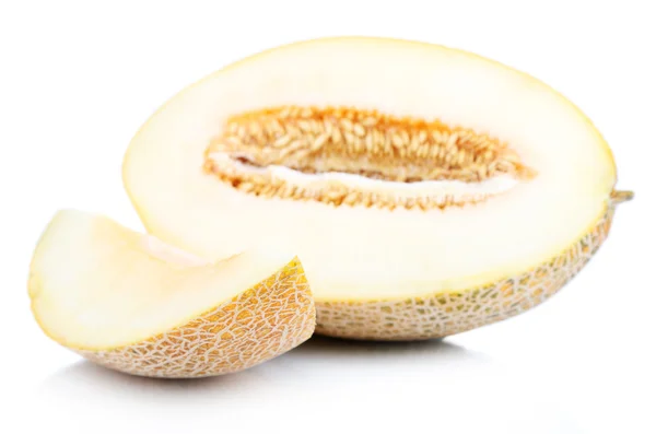 Mogen melon isolerad på vit — Stockfoto