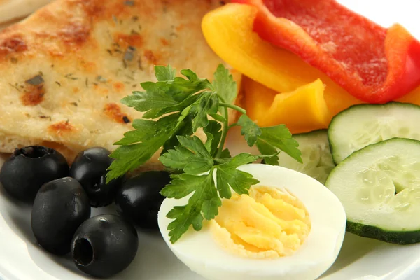 Traditional Turkish breakfast close up — Stock Photo, Image