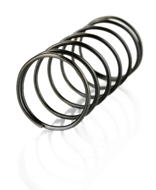 coil bahar beyaz izole