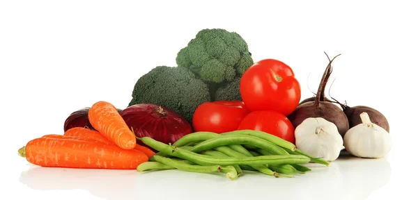 Composition of different vegetables isolated on white — Stock Photo, Image