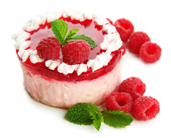Delicious berry Cake isolated on white — Stock Photo, Image