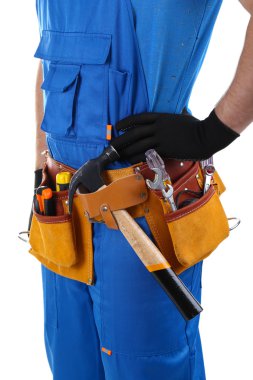 Foreman'ın üzerinde beyaz izole