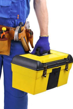 Foreman'ın üzerinde beyaz izole