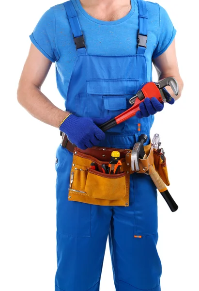 Foreman'ın üzerinde beyaz izole