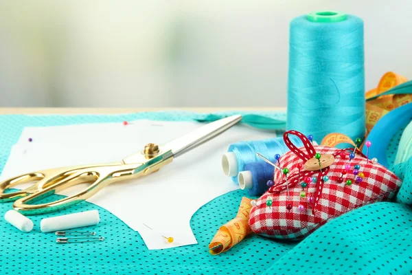 Sewing tools fashion design — Stock Photo, Image