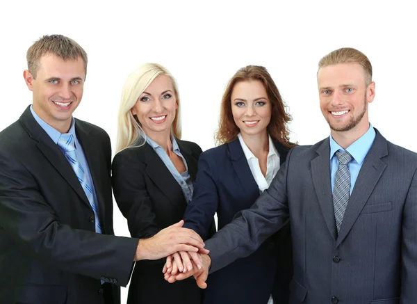 Group of business people isolated on white — Stock Photo, Image