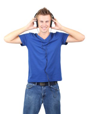 müzik yakışıklı genç