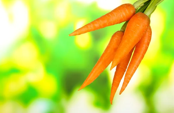 Heap of carrots on bright background — Stock Photo, Image