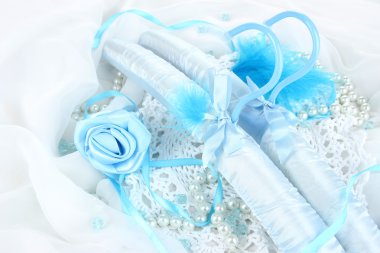 Güzel Askı kumaş arka plan üzerinde