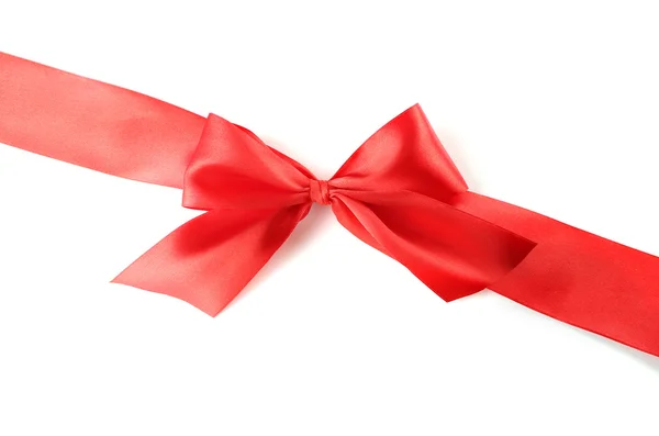 Kleur geschenk satin ribbon bow — Stockfoto