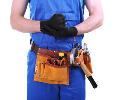Foreman'ın üzerinde beyaz izole