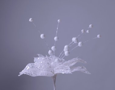 gri arka plan christmas dekorasyon