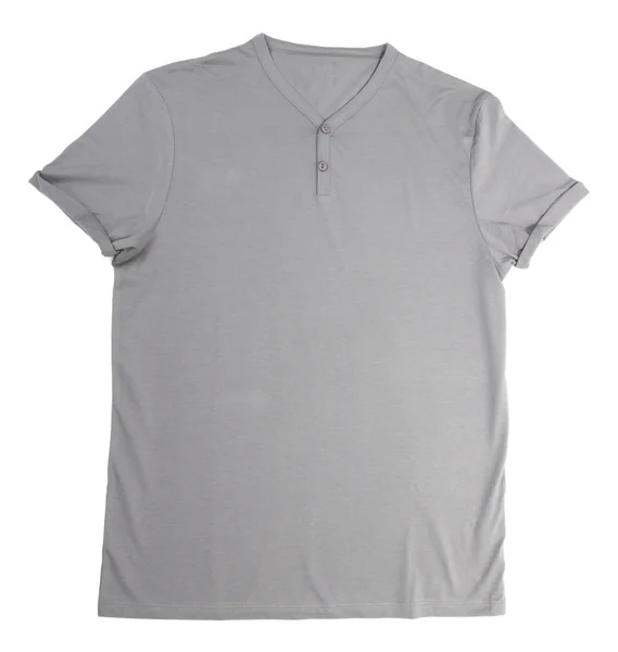 T-shirt uomo isolata su bianco — Foto Stock