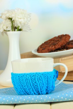 örme meselesinde fincanla yakın çekim