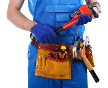 Foreman'ın üzerinde beyaz izole