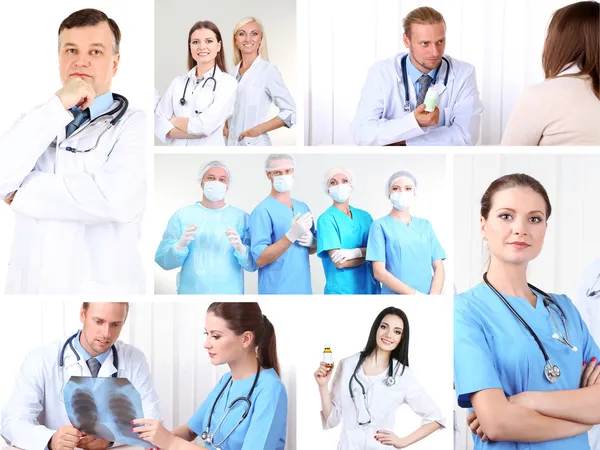 Concepts médicaux collage — Photo