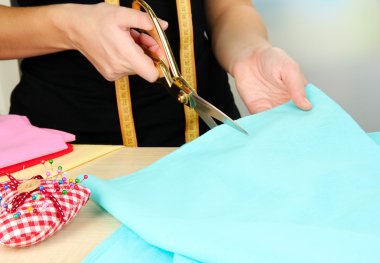 kumaş kesme makası terziler