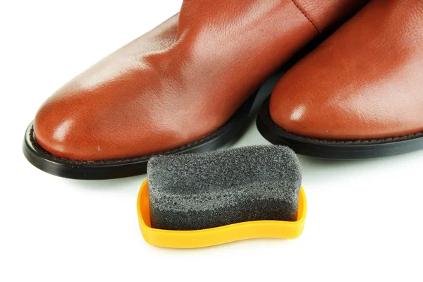 Shoe Polishing close up — Stock Photo, Image