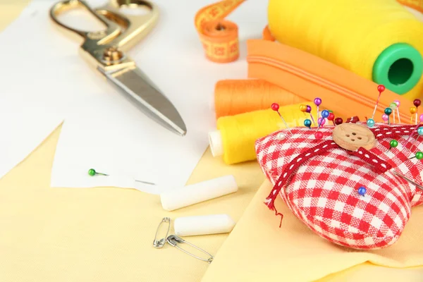 Sewing tools fashion design — Stock Photo, Image