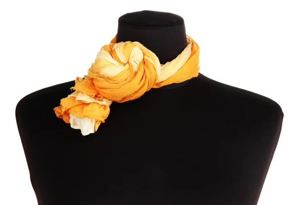 Figurína nosit šátek izolovaných na bílém — Stock fotografie