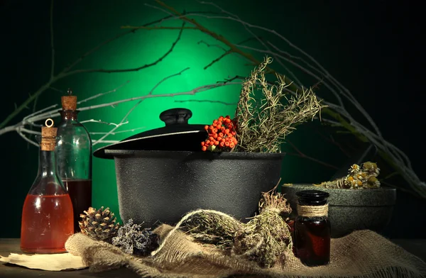 Scary Halloween laboratory — Stock Photo, Image