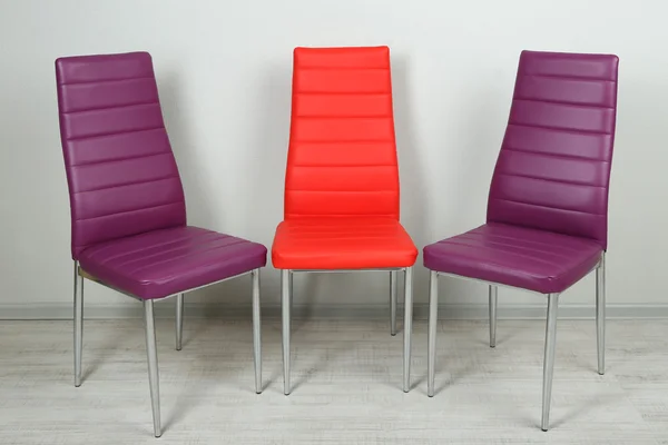 Modern color chairs — Stock Photo, Image