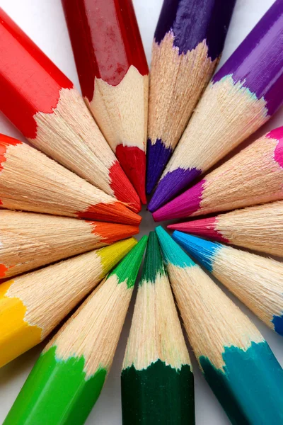 Colour pencils, close up — Stock Photo, Image