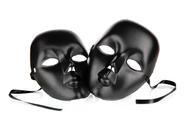 Masques isolés sur blanc — Photo