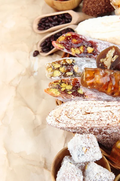 Lezzetli tatlılar oriental — Stok fotoğraf