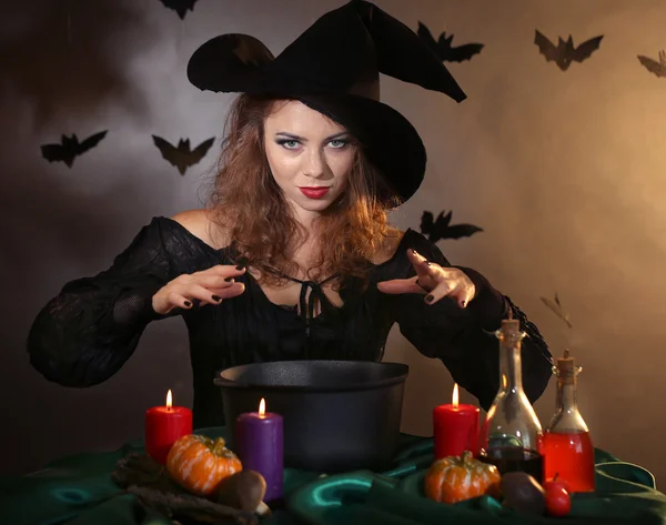 Strega di Halloween — Foto Stock